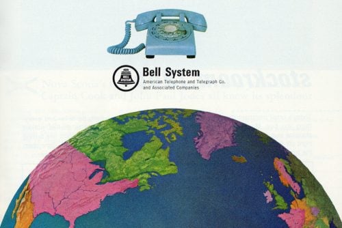Vintage 1960s international long distance phone calls