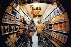 Vintage 1960s supermarkets and old-fashioned grocery stores