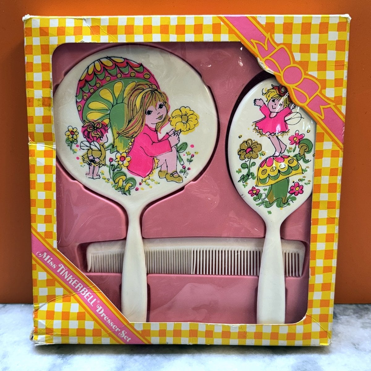 Vintage 1970s Miss Tinkerbell Dresser Set from ClickAmericana com (3)