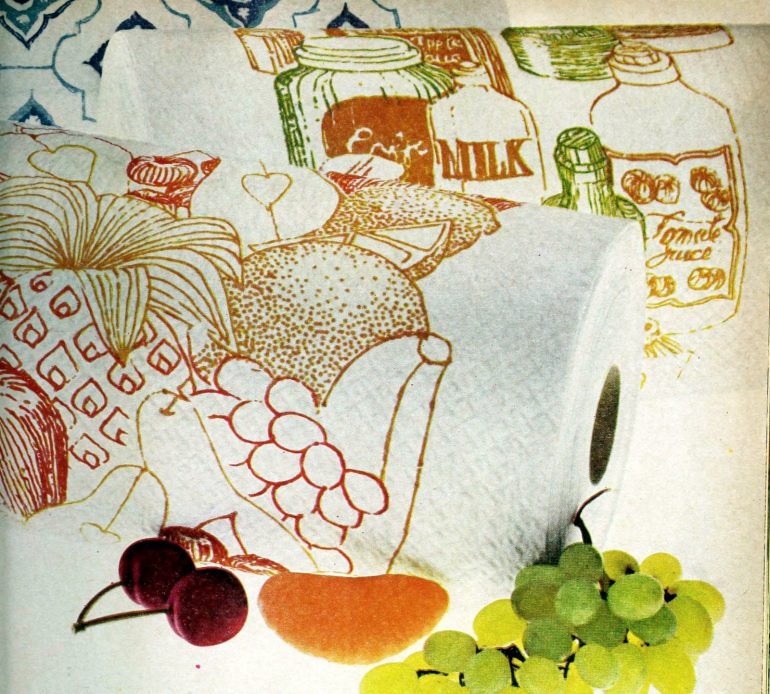 Vintage colored paper towels See 60+ oldfashioned patterns, colors