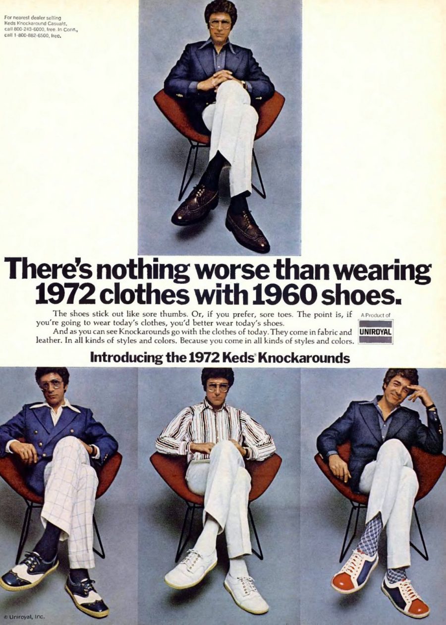 1970s men's shoes came in a variety of bold (and sometimes wild) styles