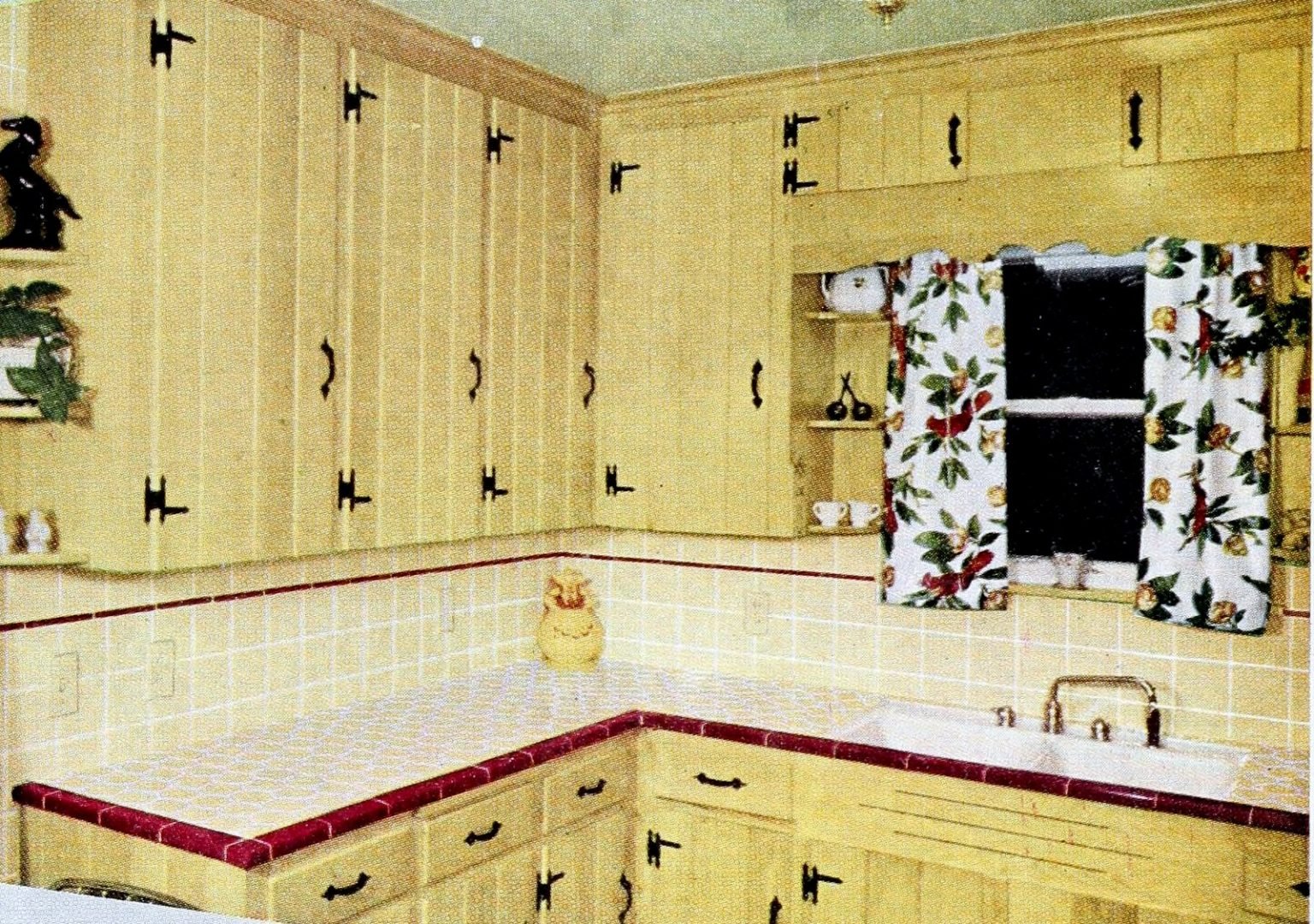 31 vintage 1950s kitchen tile design ideas Click Americana
