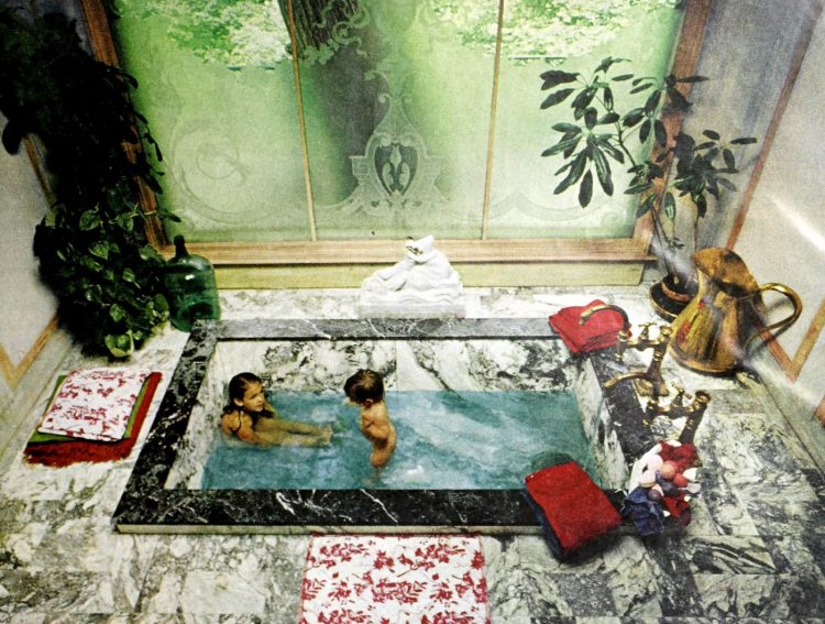 60 vintage '60s bathrooms: Retro home decorating ideas ...