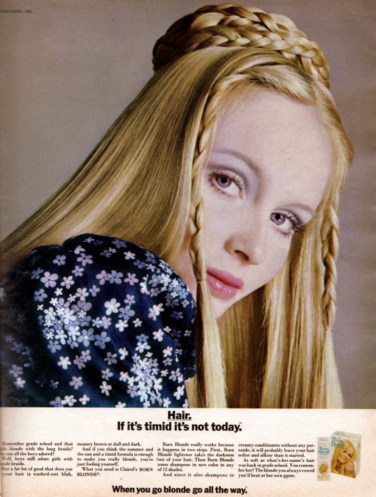 Blonde hair in the '70s How women got that popular sunkissed look