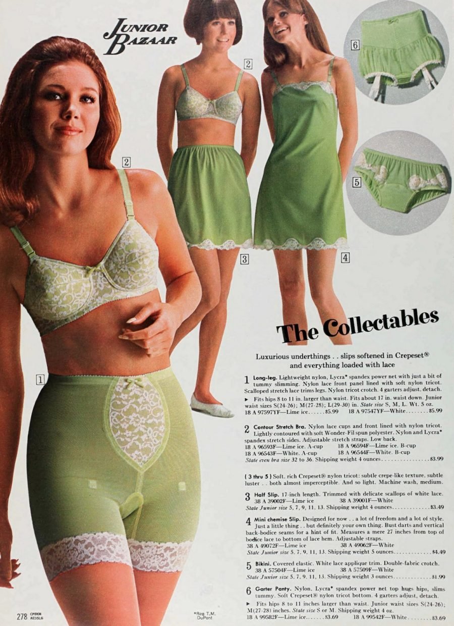 1970s lingerie See comfy vintage bras, panties, girdles, shapewear