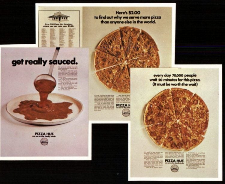 Vintage Pizza Hut restaurants & food from the '70s Click Americana