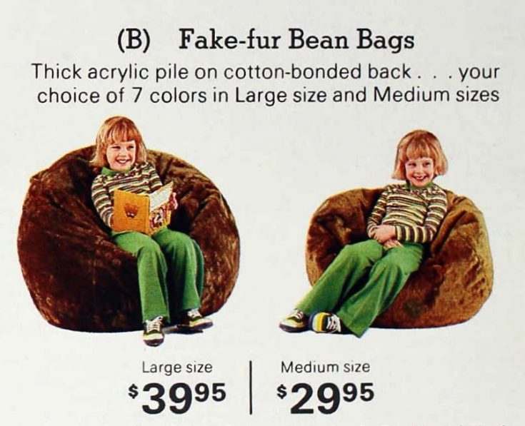 Vintage bean bags & bean bag chairs The retro 70s casual seating fad