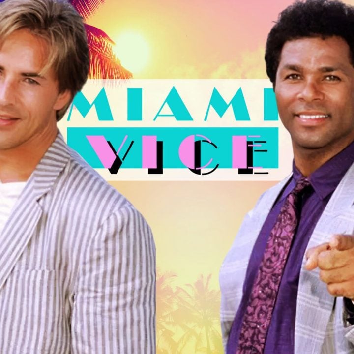 Vintage 80s Miami Vice TV show