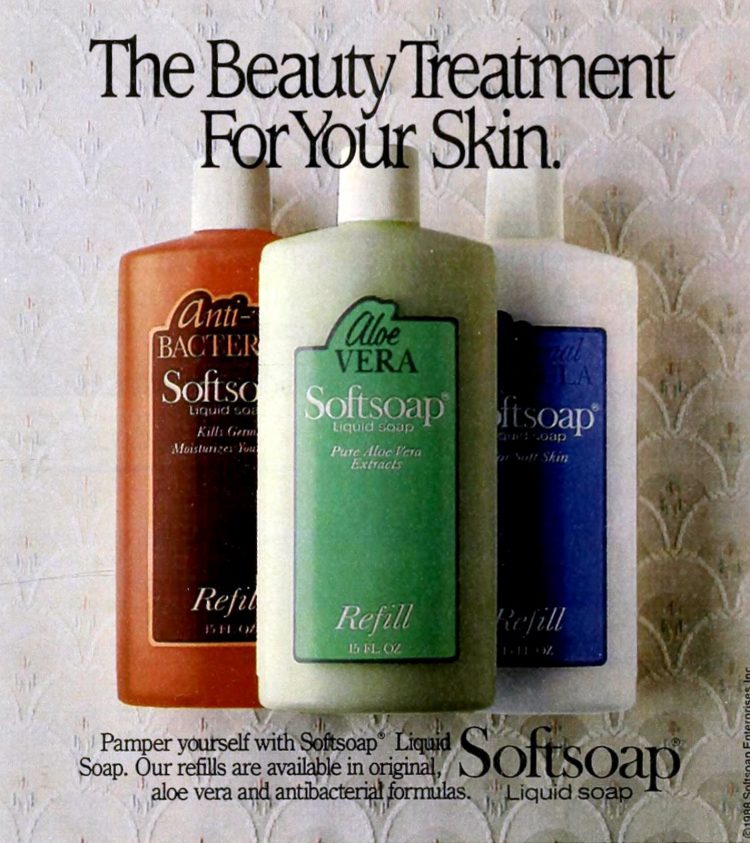 Vintage liquid hand soaps Why lots of people gave up bar soap in the