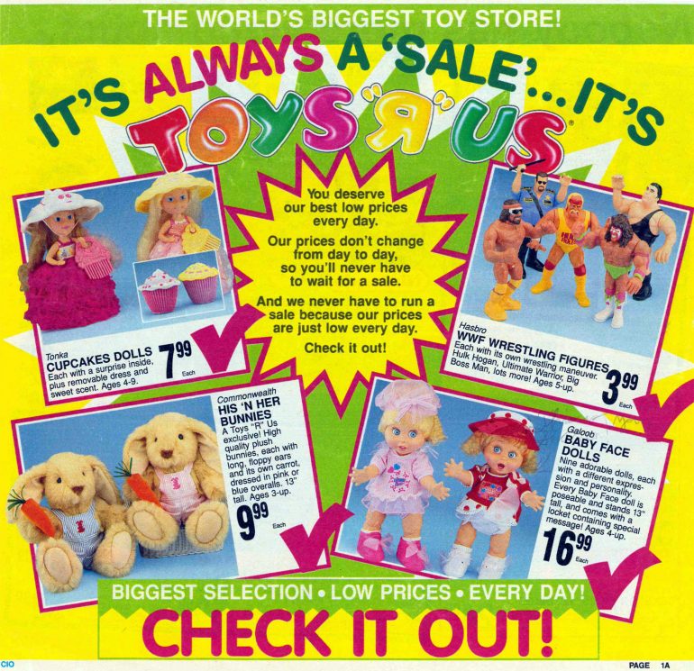Toys R Us in the 1990s was a power player! Revel in the nostalgia