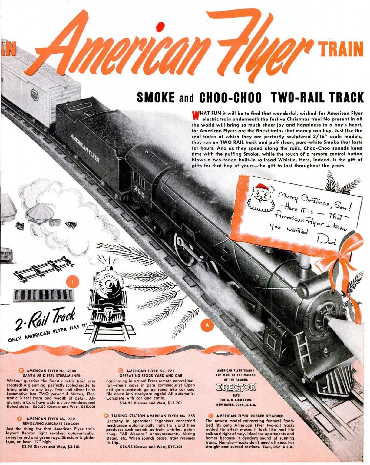 See these vintage American Flyer train sets Classic model railroad