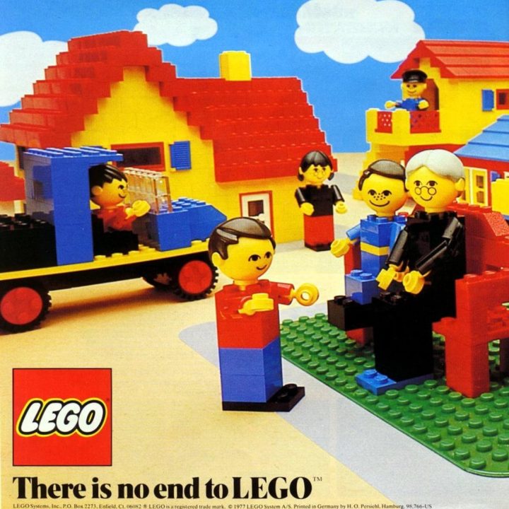 Vintage American Lego catalog page from 1977 (1)