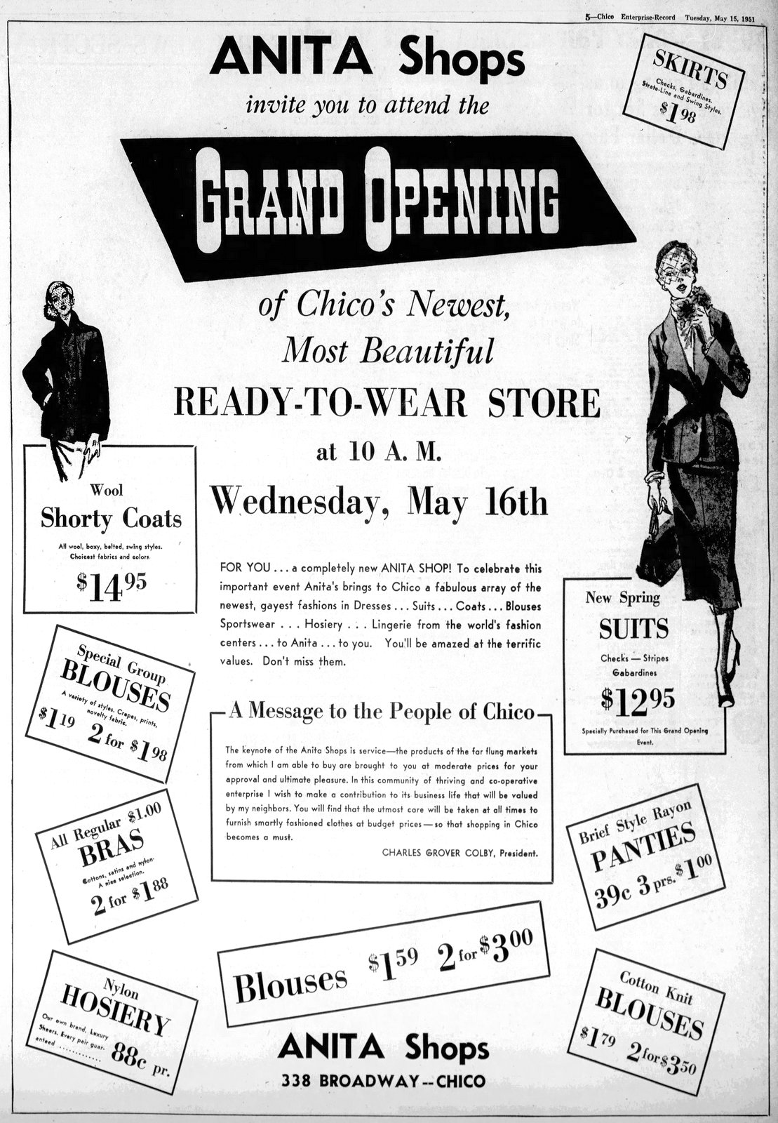 Anita Shops The vintage clothing store for women in the '50s, '60s