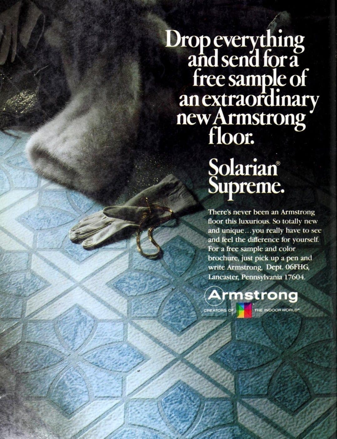 Vintage Armstrong vinyl flooring from 70s and 80s - From ClickAmericana com (3)