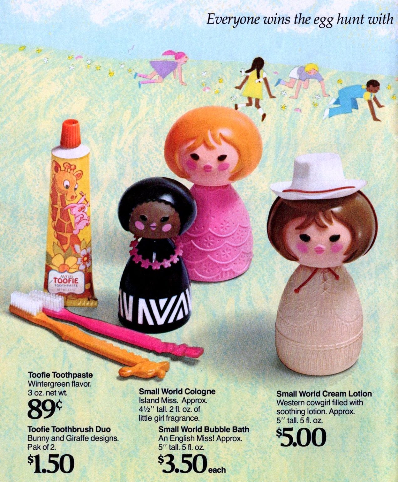 Avon Small World dolls offered fragrant charm in cute packages during