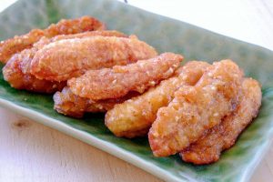 Fried banana fritters