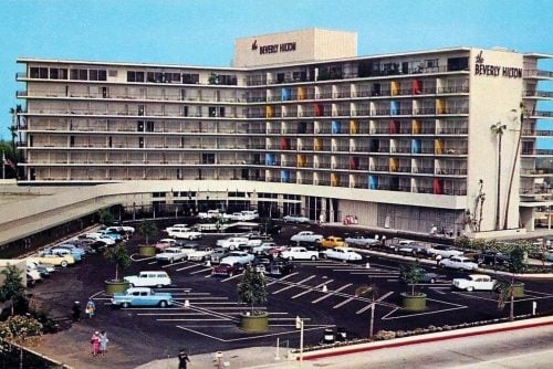 Vintage Beverly Hilton Hotel - California in the 1950s