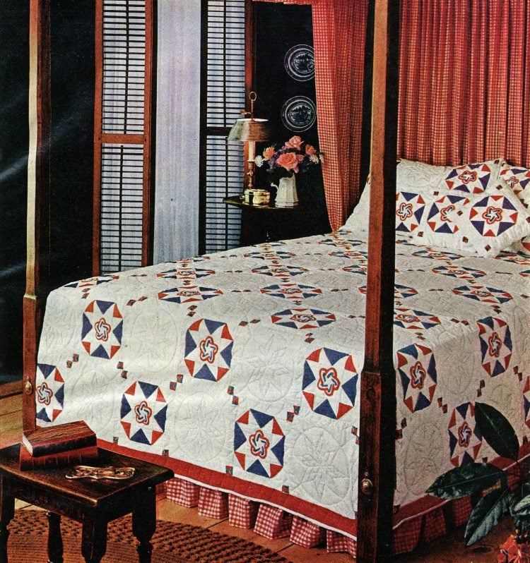 Vintage 1970s bedspreads Soft retro home decor you may remember snuggling under Click Americana