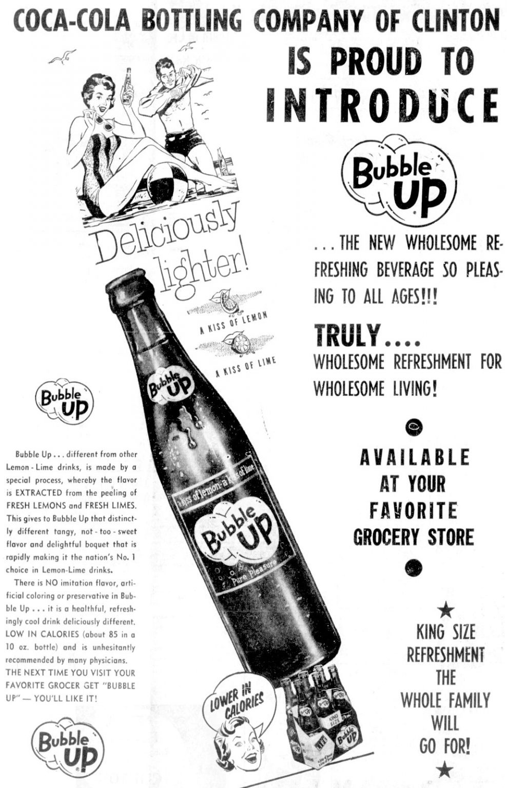 Bubble Up lemonlime soda The old soft drink with a surprisingly long