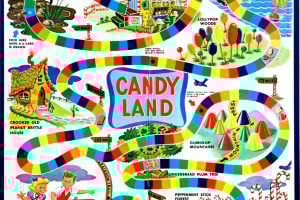 Vintage Candy Land game c1950s-1960s