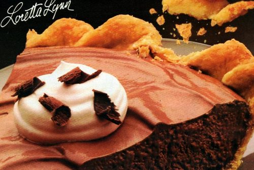 Vintage Chocolate Angel Pie recipe (1985)
