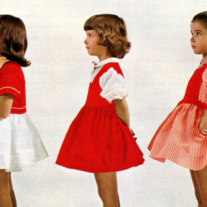 Vintage Christmas dresses for girls