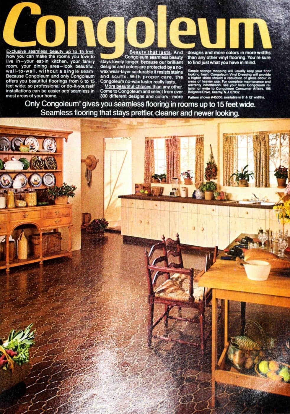 Vintage Congoleum vinyl flooring from 70s and 80s - From ClickAmericana com (5)