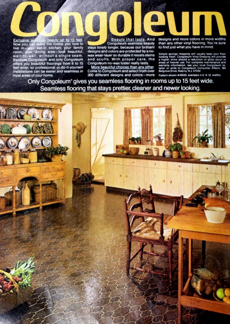 Get down with 70 groovy vintage vinyl floors from the '70s & '80s