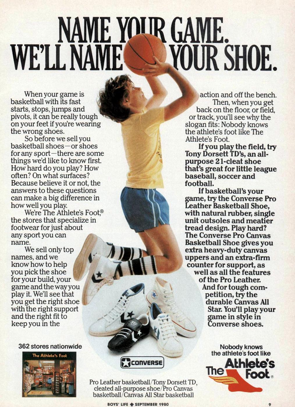 Vintage Converse shoes from 1980