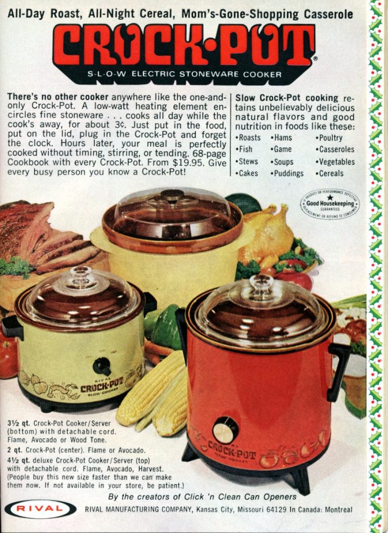 These magical vintage CrockPot Slow Cookers from the 70s & 80s changed