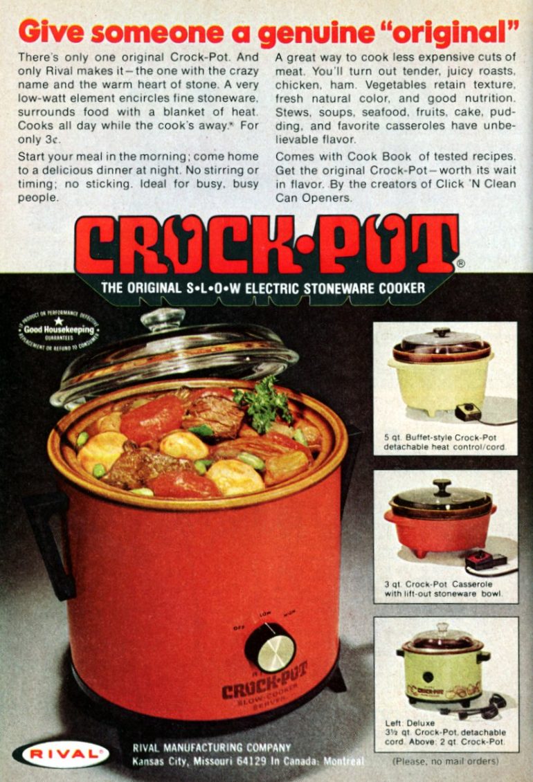 These magical vintage CrockPot Slow Cookers from the 70s & 80s changed