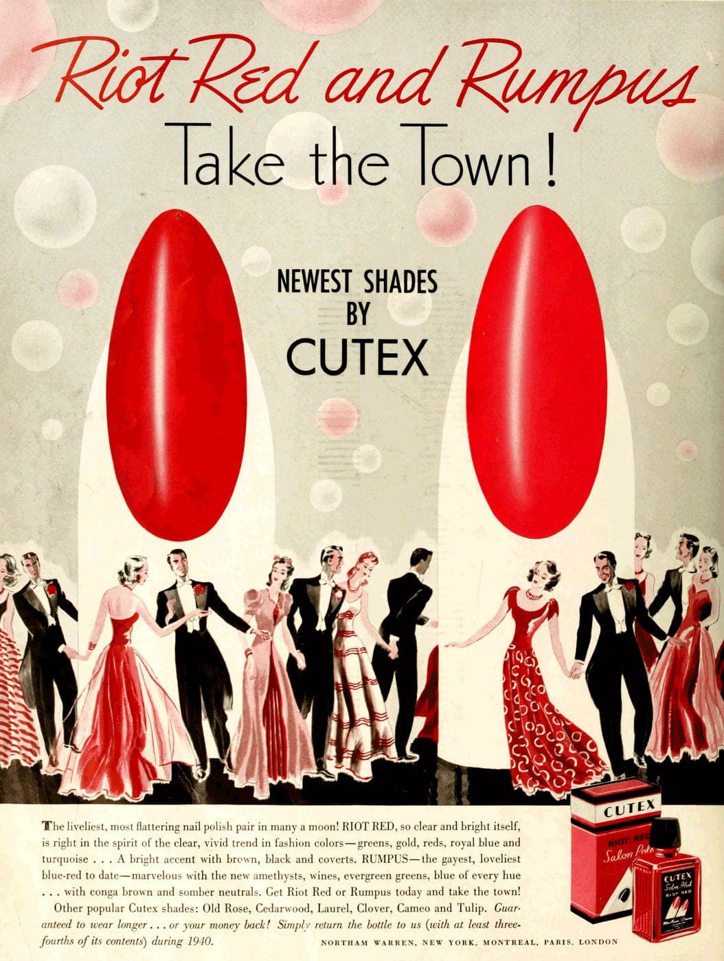 See top vintage nail polish colors & retro brands Click Americana