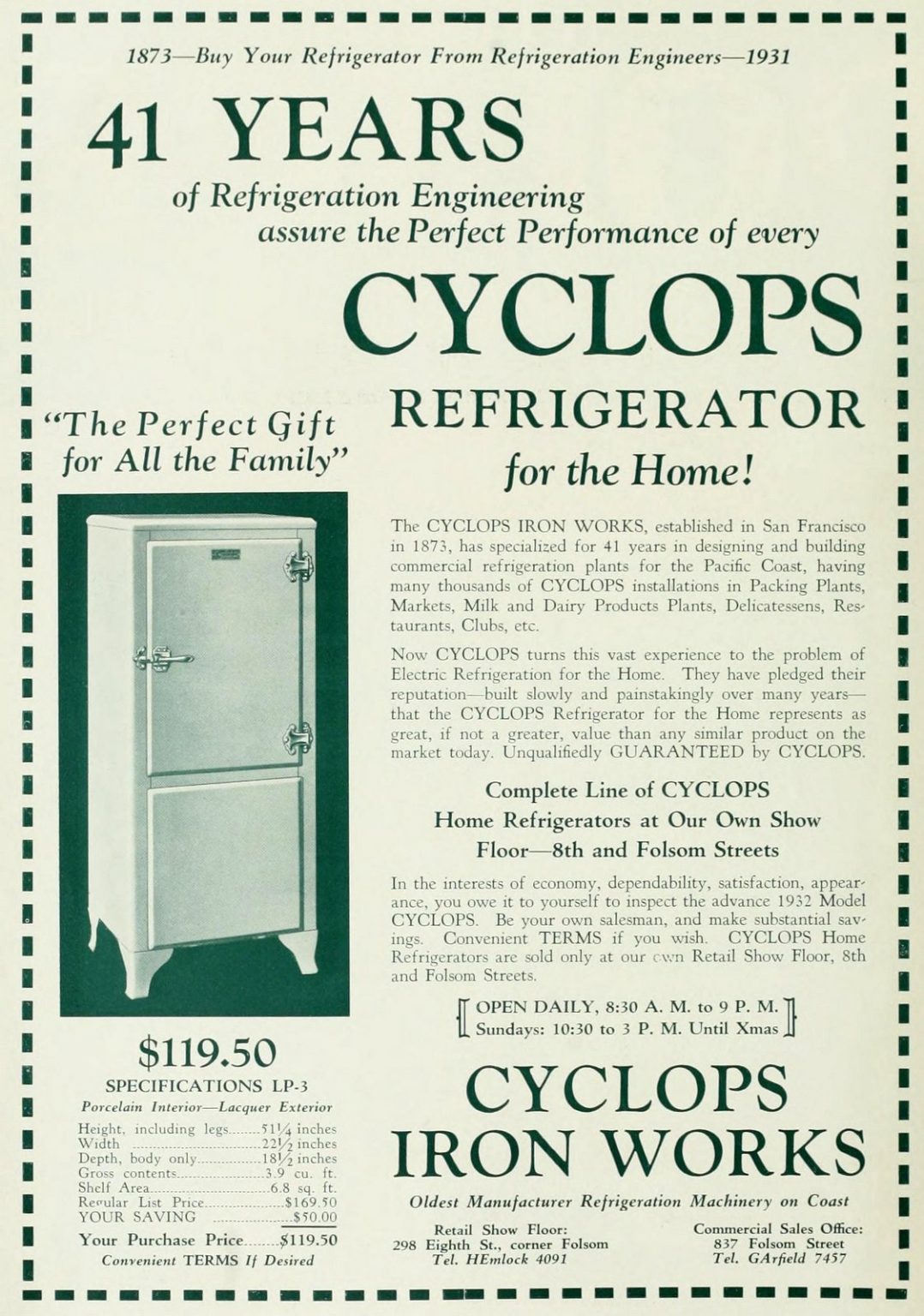 Retro refrigerators like these were the cuttingedge in the 1920s