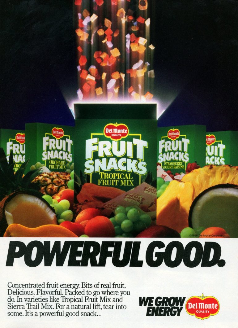 These 1980s fruit snacks came in a ton of shapes, flavors & colors