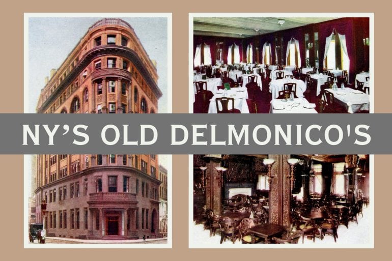 Vintage Delmonico's restaurant via ClickAmericana com