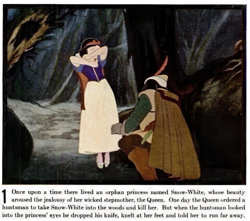 Vintage Disney Snow White movie (1937) 01 via ClickAmericana com