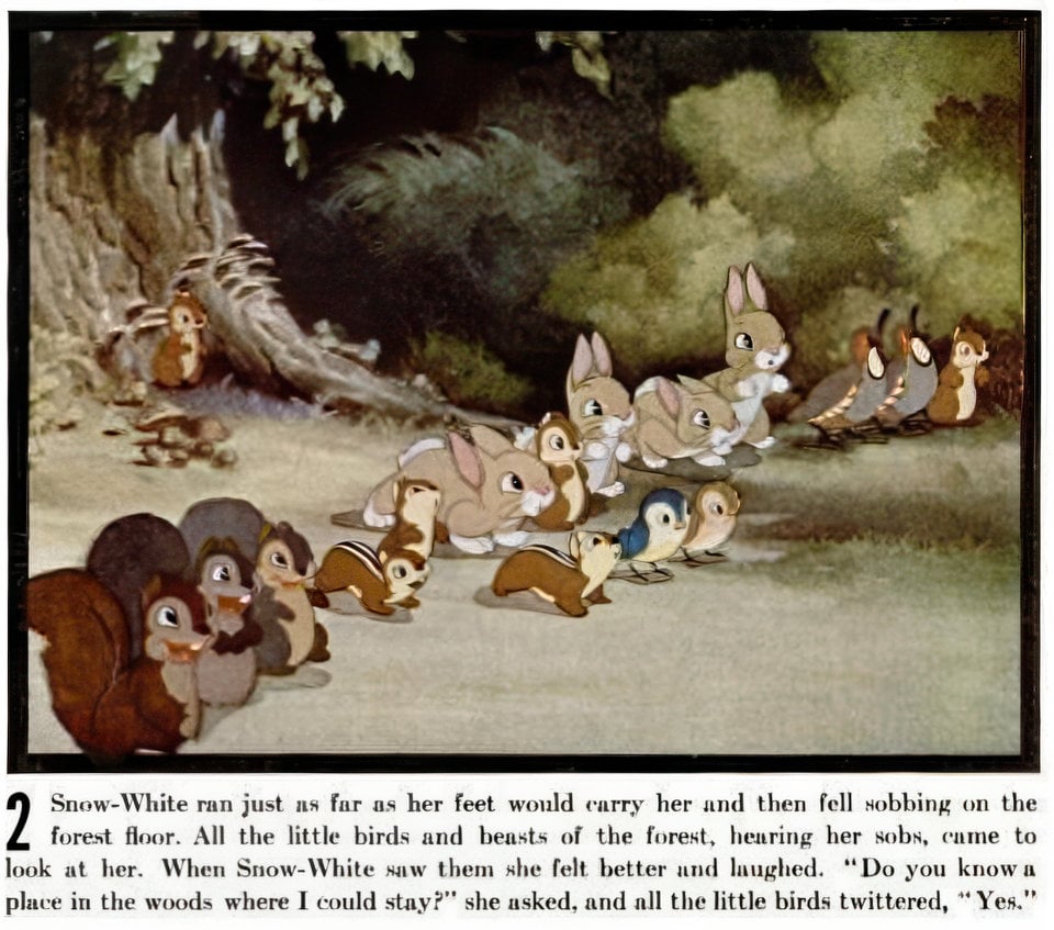 Vintage Disney Snow White movie (1937) 02 via ClickAmericana com