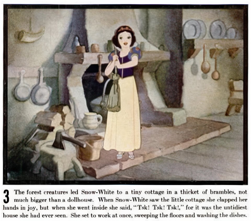 Vintage Disney Snow White movie (1937) 03 via ClickAmericana com