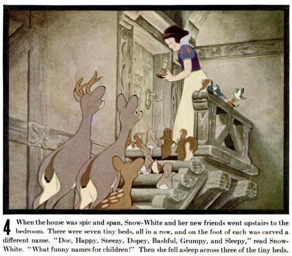 Vintage Disney Snow White movie (1937) 04 via ClickAmericana com