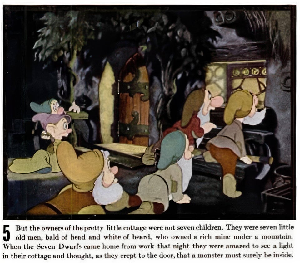 Vintage Disney Snow White movie (1937) 05 via ClickAmericana com