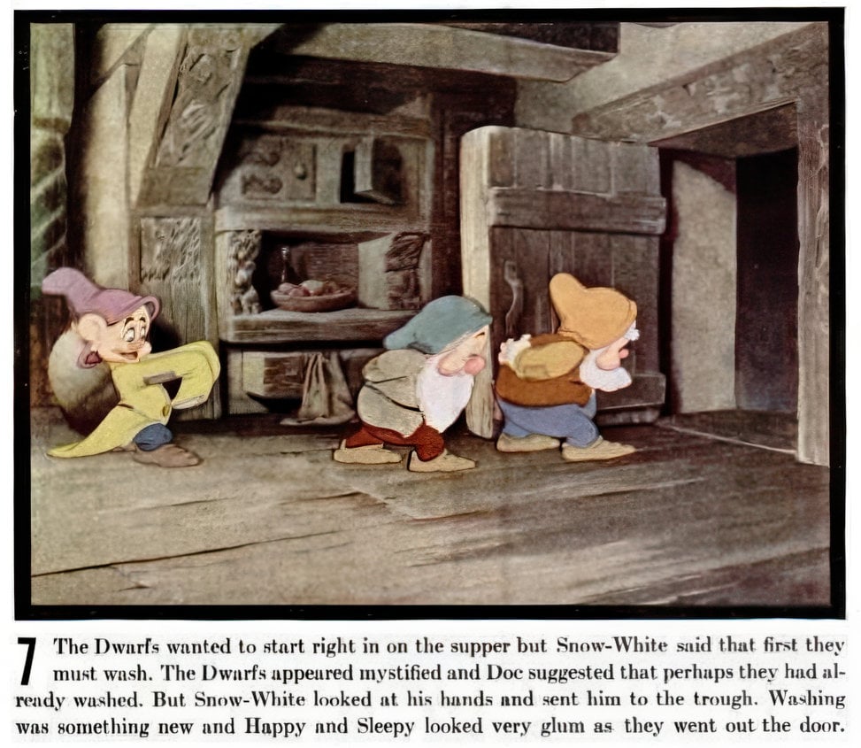 Vintage Disney Snow White movie (1937) 07 via ClickAmericana com