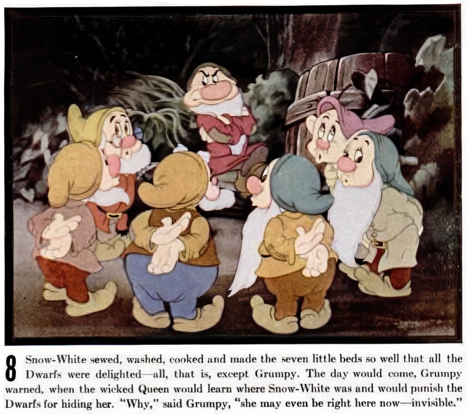 Vintage Disney Snow White movie (1937) 08 via ClickAmericana com