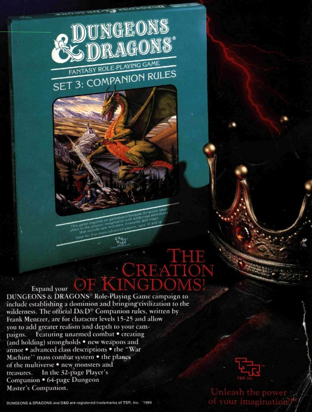 Vintage Dungeons & Dragons game play ads (2)