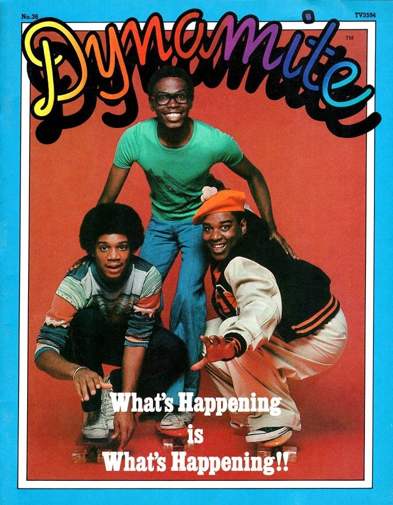 Dynamite magazine had 1970s & 1980s celebrities GenX kids loved: See 60 classic covers here! 24 Vintage Dynamite magazine cover - What's Happening TV show