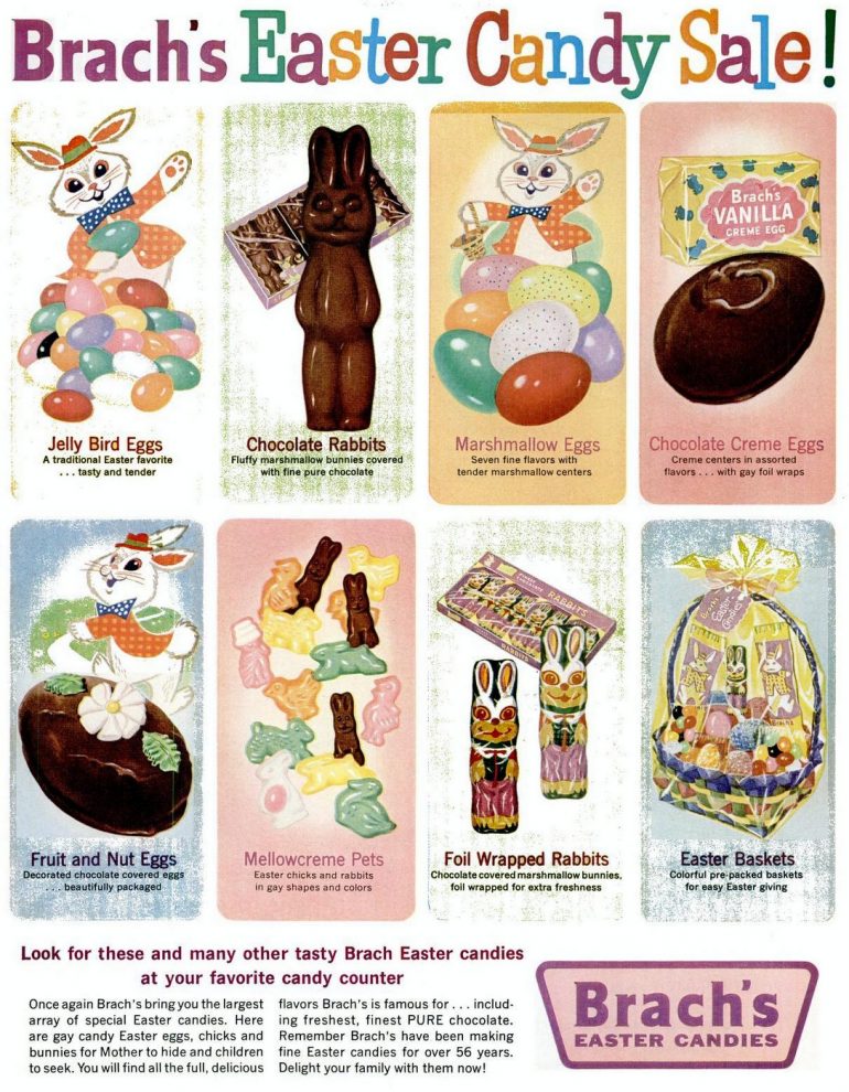 How much did you love this Brach's Easter candy from the 60s? Bunnies