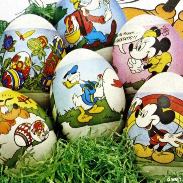 Vintage Easter egg shrink wraps & plastic decorating sleeves