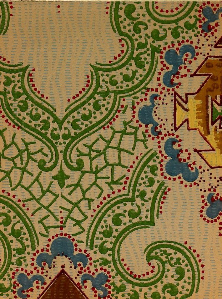 Old Edwardian wallpaper styles & home decor, plus 40 real paper samples