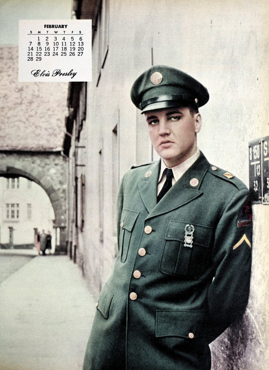 Vintage Elvis Presley in the Army (1)