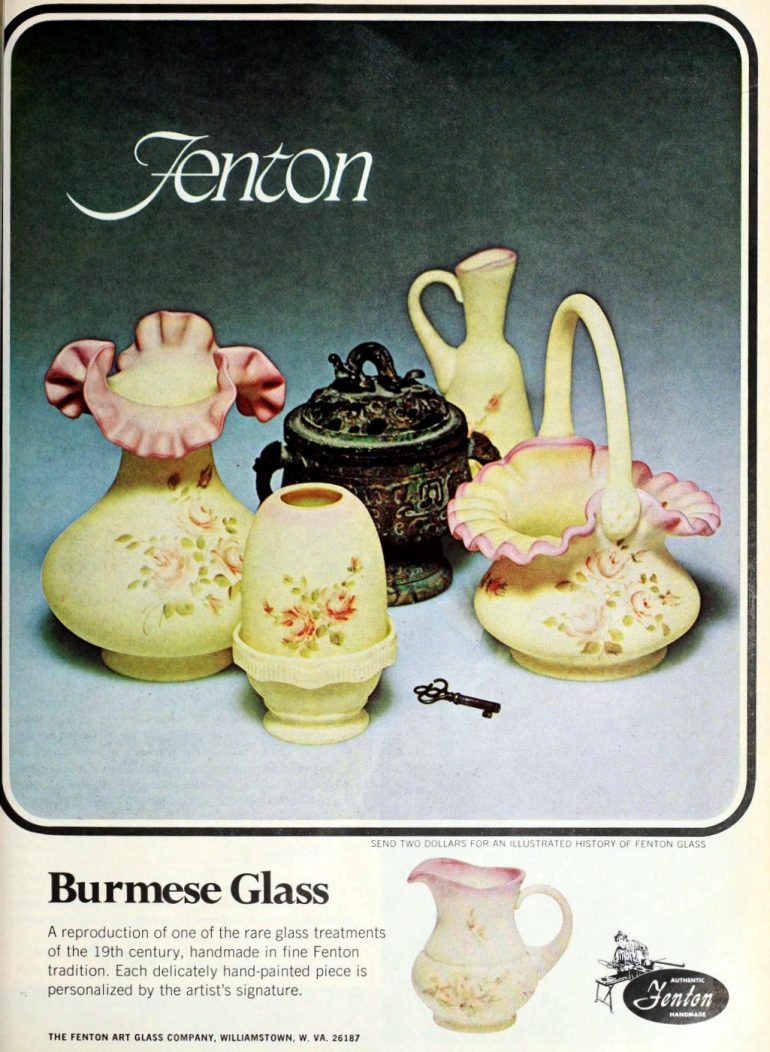 These vintage Fenton glass styles from the 1950s, 60s & 70s are a