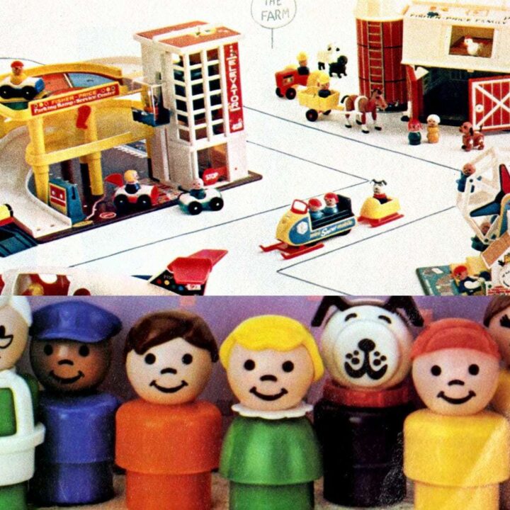 Vintage Fisher Price LIttle People play sets